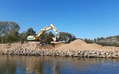 Top départ pour les travaux de remodelage des épis entre Anetz et Oudon